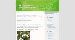 Desktop Screenshot of naturgaerten-koeln.de