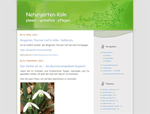 Tablet Screenshot of naturgaerten-koeln.de